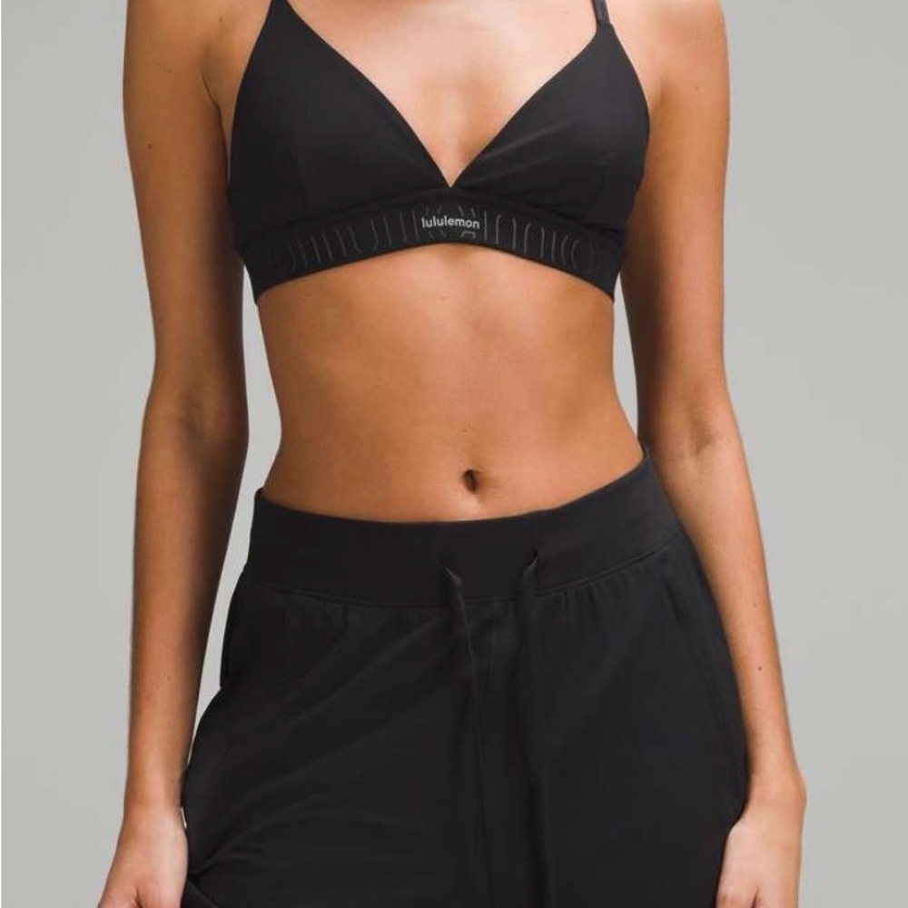 lululemon athletica Black License to Train Triangle Bra A/B Cup - Picture 4 of 4